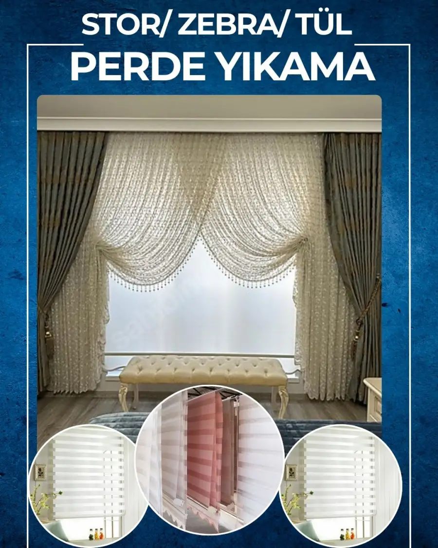Stor/Zebra Perde Yıkama